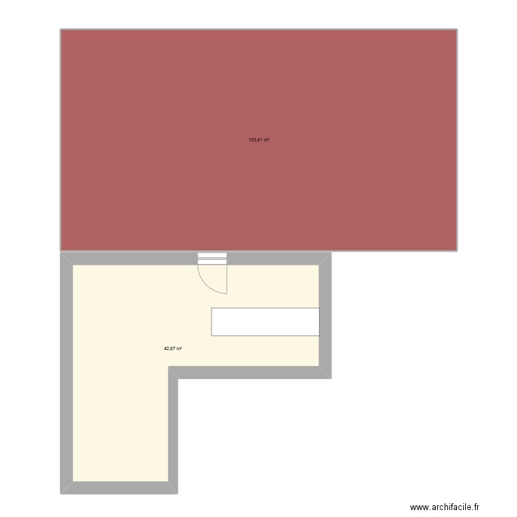 Villa Lightspeed. Plan de 2 pièces et 146 m2