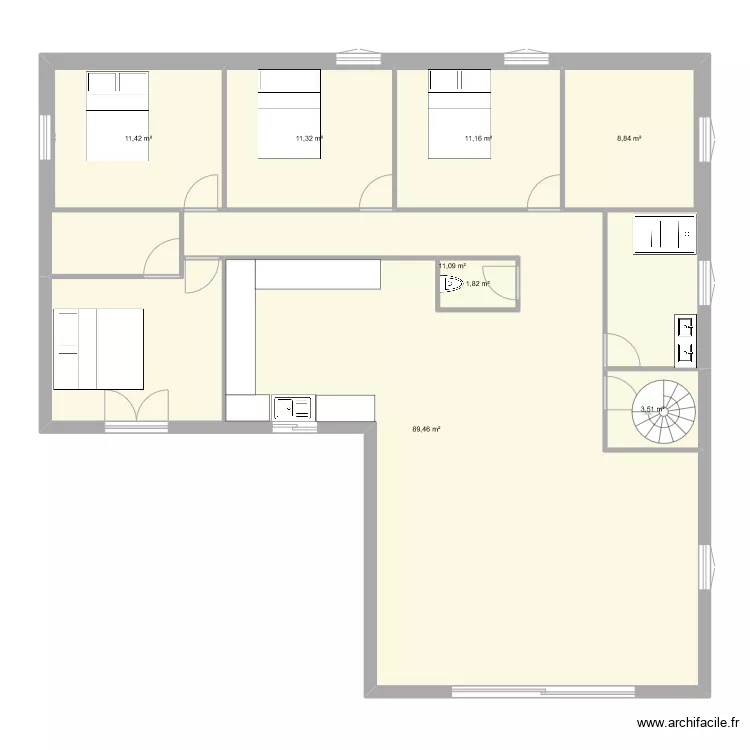 maison 1. Plan de 