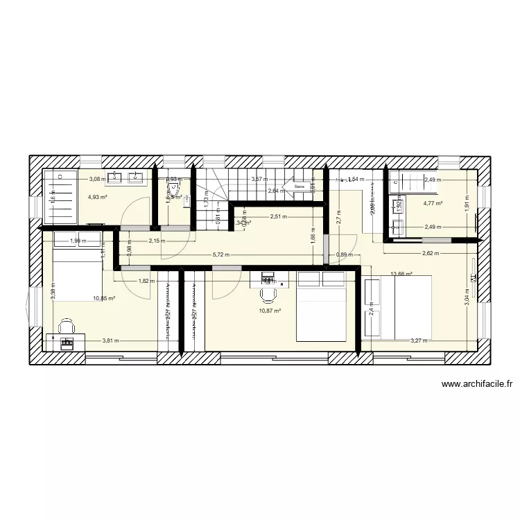 Cabris 1er étage. Plan de Cabris 1er étage. Plan de