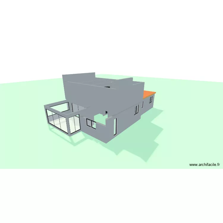 lann nevars rosporden 1er &eacute;tage. Plan de 13  et 117 m²