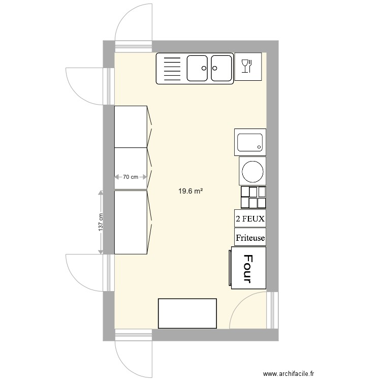 Le Porge. Plan de 0 pièce et 0 m2