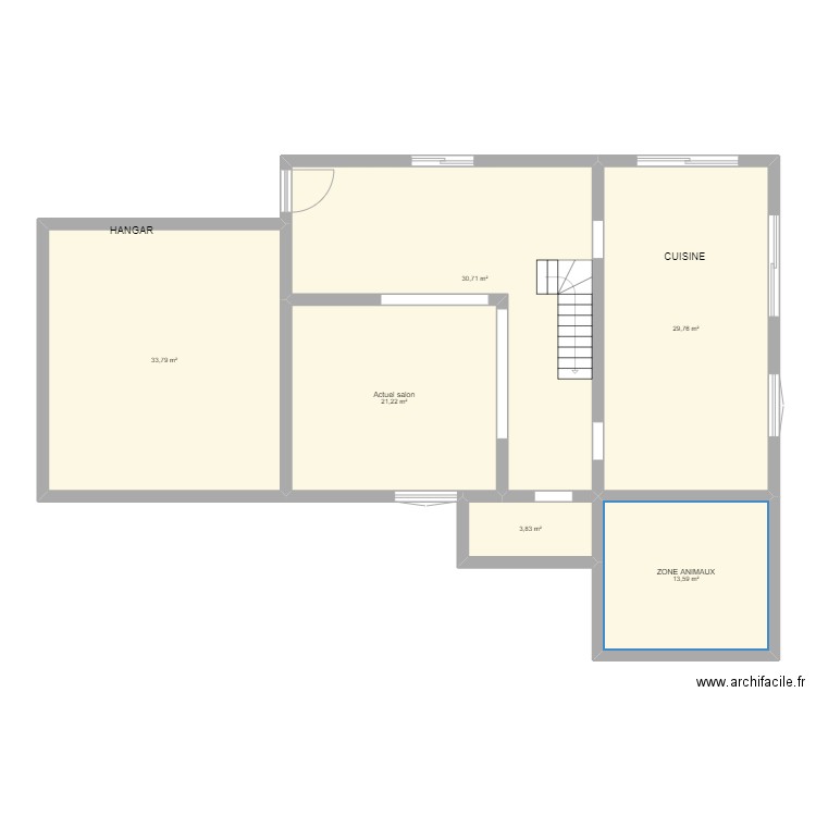 REZ DE CHAUSSEE DEVIS. Plan de 0 pièce et 0 m2