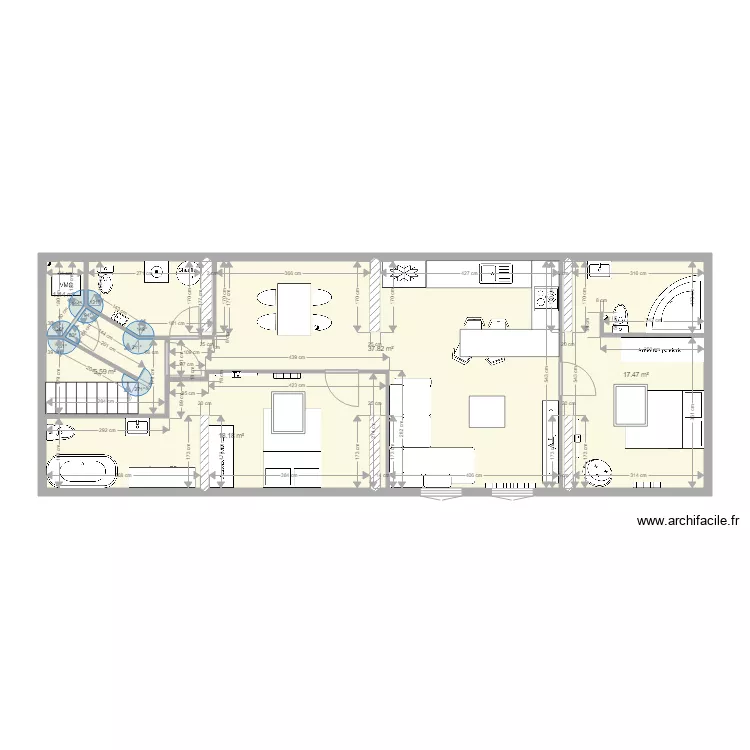aiguile comble nouvel essai. Plan de 