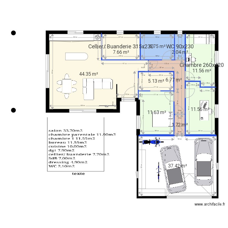 Plan 2. Plan de 0 pièce et 0 m2