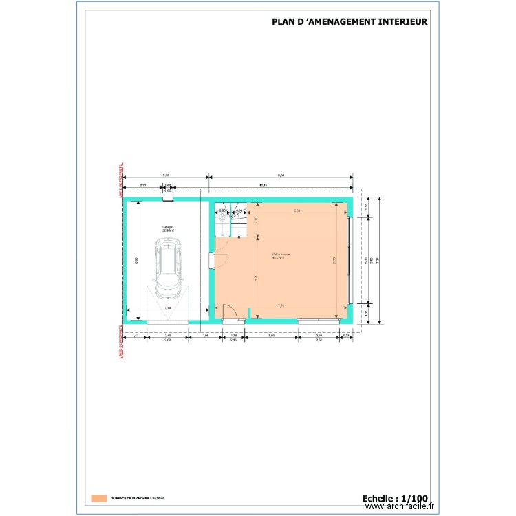 electrique étage. Plan de 0 pièce et 0 m2