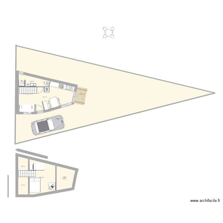 NOUVEAU4. Plan de 7 pièces et 200 m2