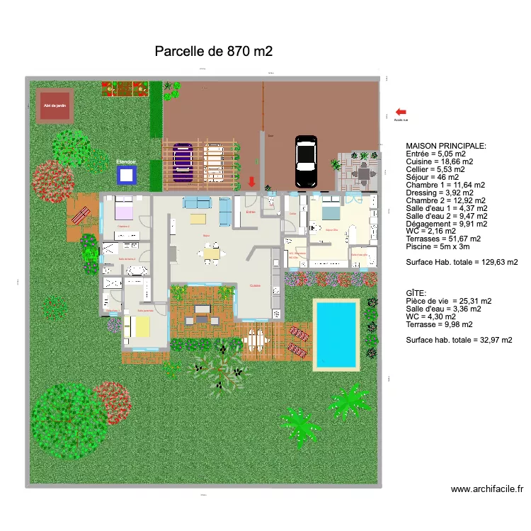 Home Landes 1. Plan de 