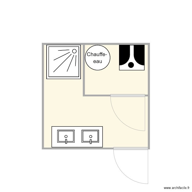 COFICIEL SANITAIRE. Plan de 0 pièce et 0 m2