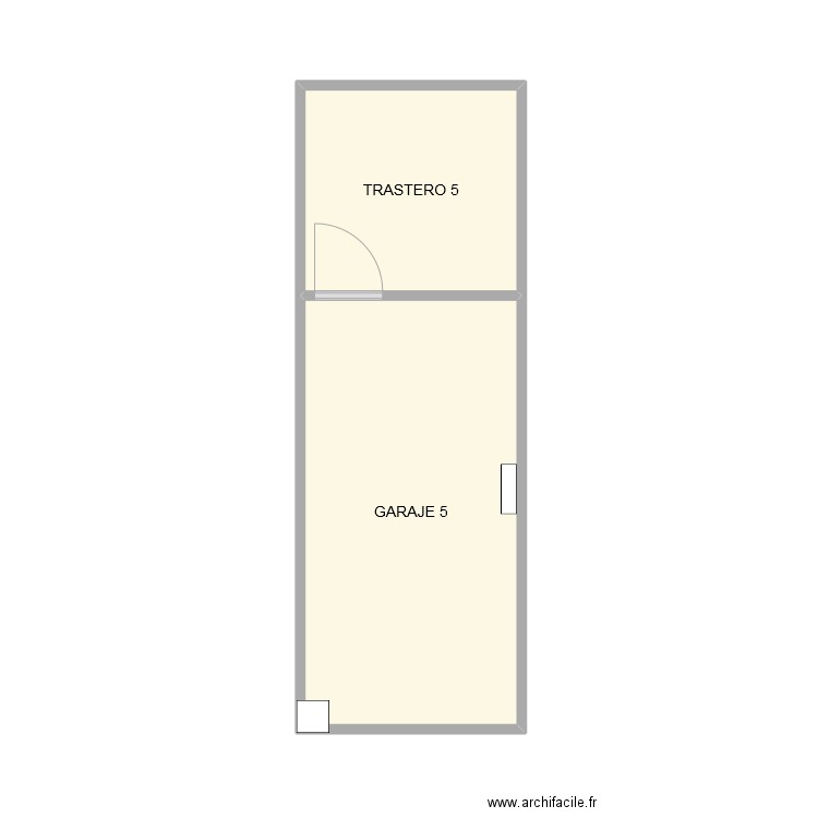 TRASTERO Y GARAJE CONSTITUCIÓN 33. Plan de 2 pièces et 19 m2