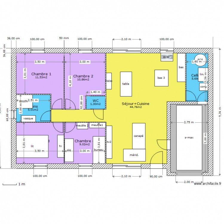 familiale02. Plan de 0 pièce et 0 m2