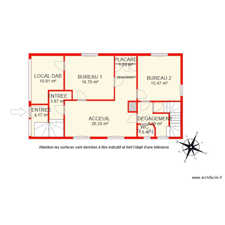 BI5617 Ouafae formation . Plan de 0 pièce et 0 m2
