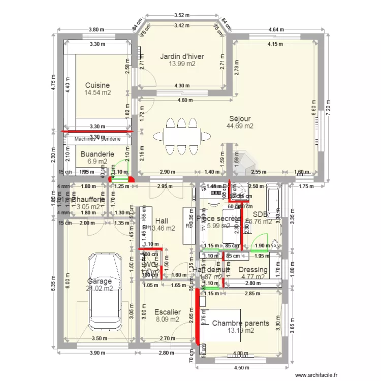 Moulin RDC 06 03. Plan de 