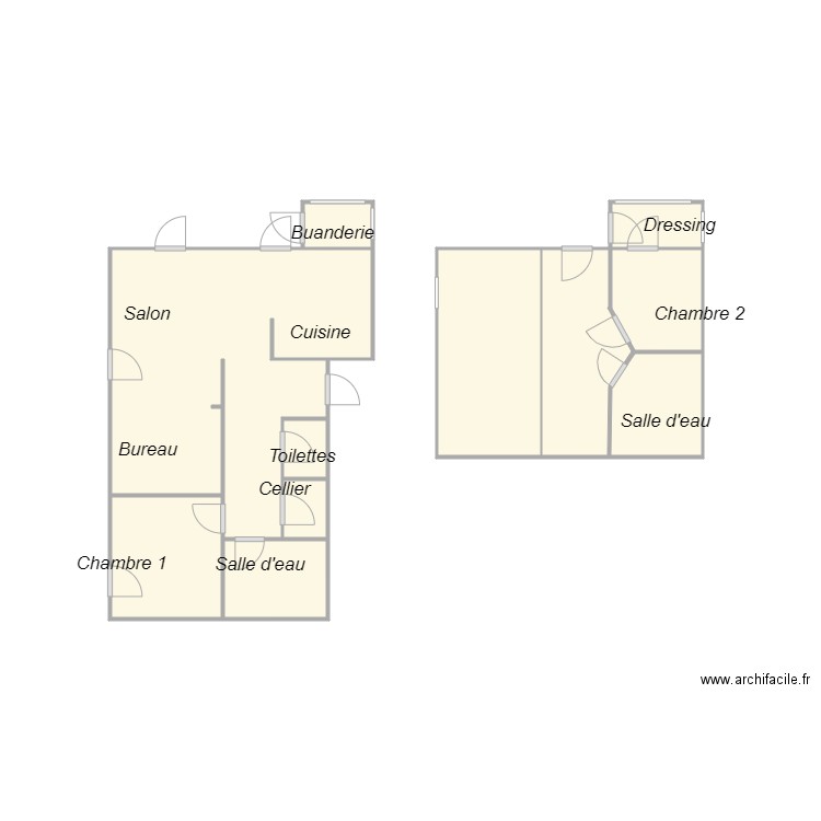 Croquis DELAMARRE. Plan de 0 pièce et 0 m2