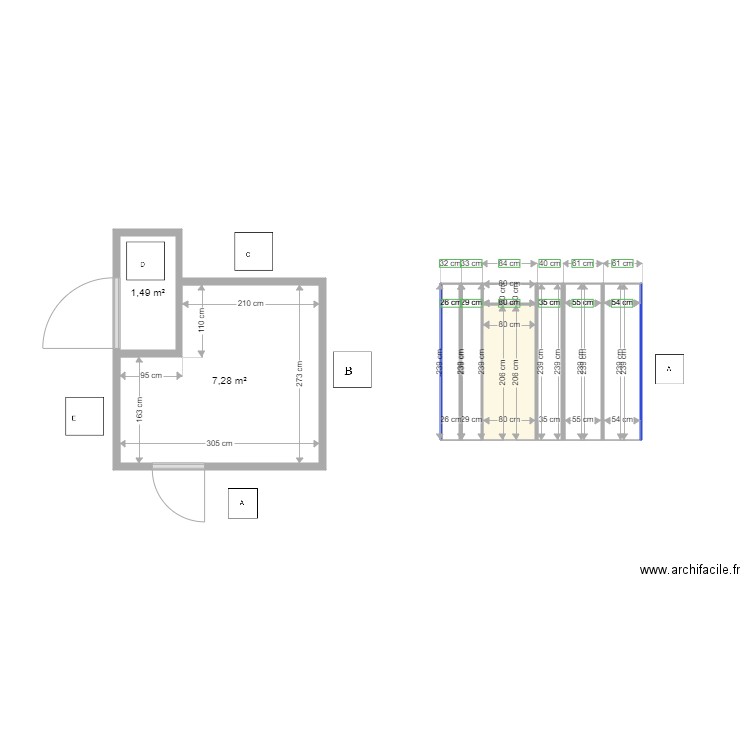 Salle de bain Aurélien Bois. Plan de 0 pièce et 0 m2