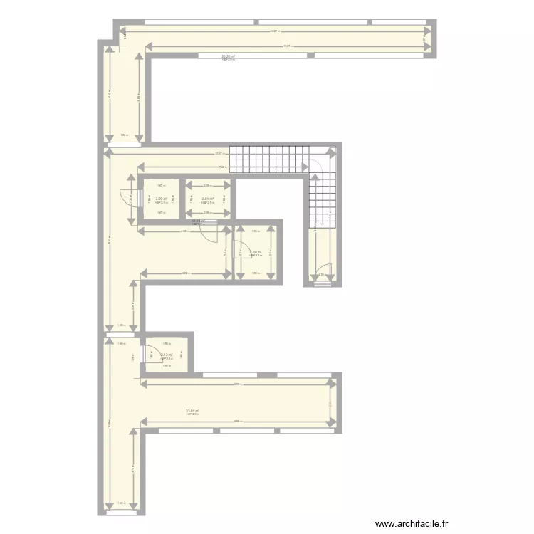 Sous sol T11 Lausanne . Plan de 