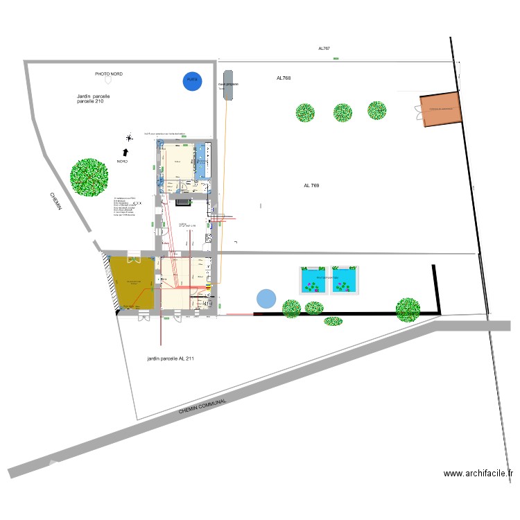 Tournepique Gonzalez CHAUFFAGE. Plan de 0 pièce et 0 m2