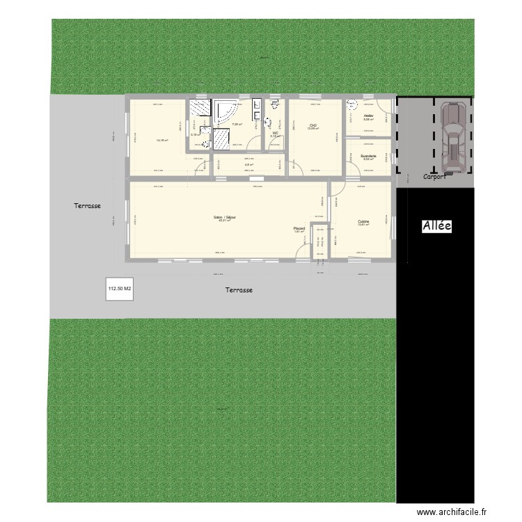 maisonKIKISMMC. Plan de 0 pièce et 0 m2