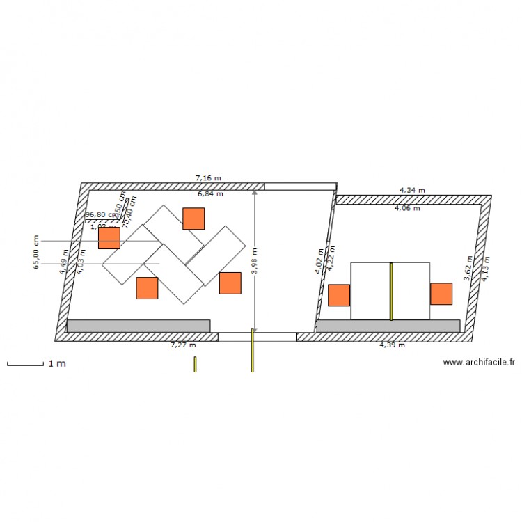 bureau 6.3. Plan de 0 pièce et 0 m2