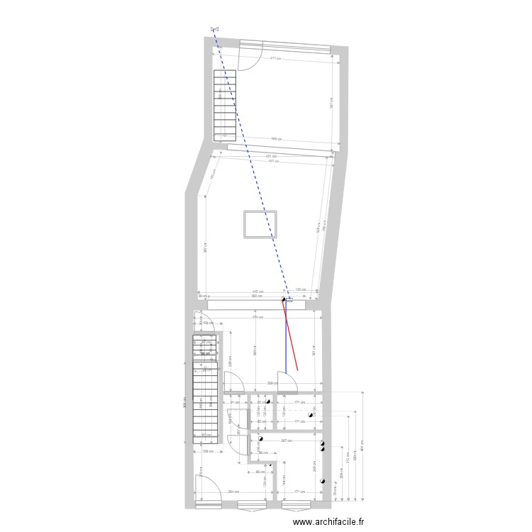 LESSINES 23-11-2022. Plan de 13 pièces et 153 m2