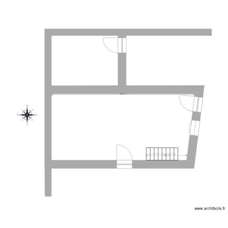 rdc gite V0. Plan de 0 pièce et 0 m2