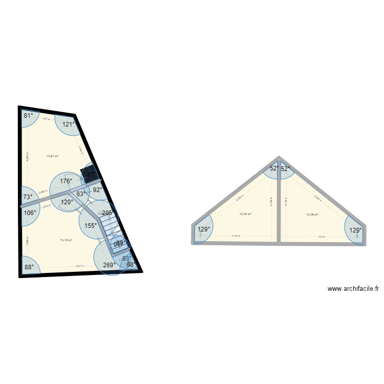 Étage Isa. Plan de 0 pièce et 0 m2