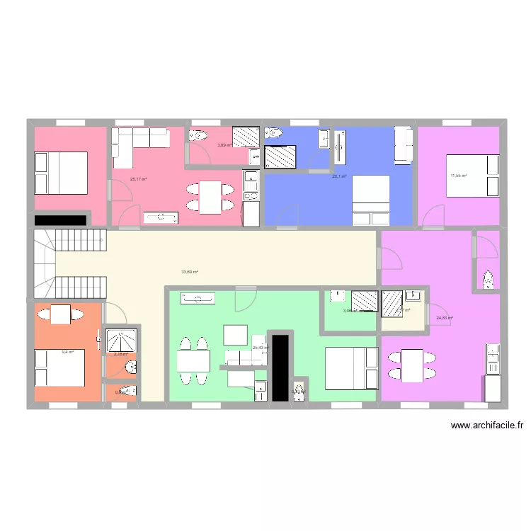 projet avec alex. Plan de 