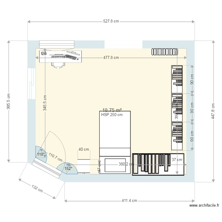 CHAMBRE. Plan de 0 pièce et 0 m2