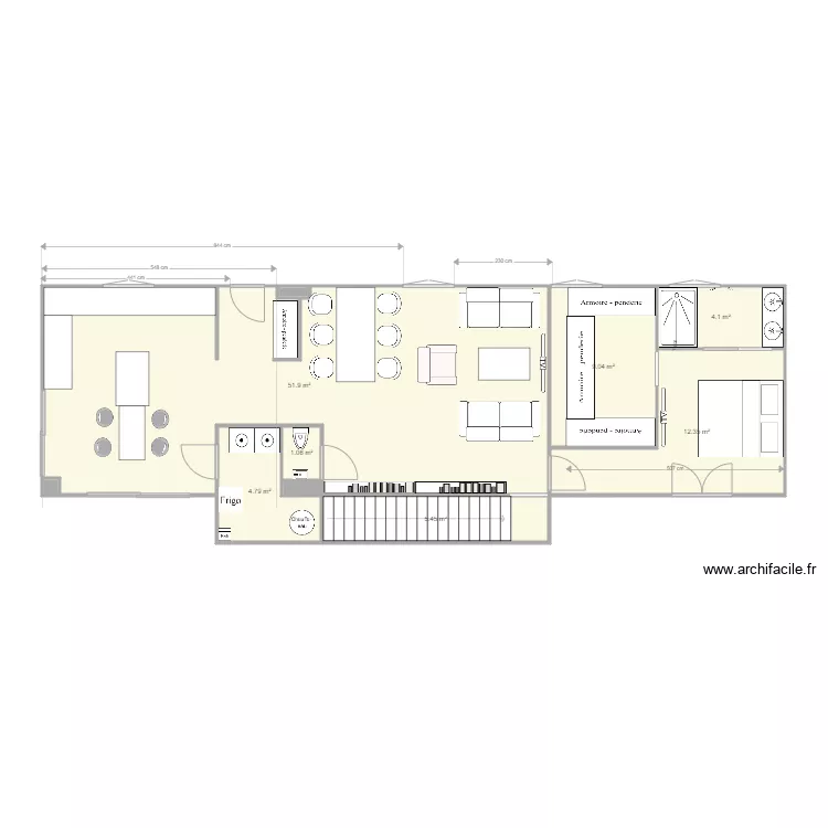 plans int&eacute;rieurs. Plan de 