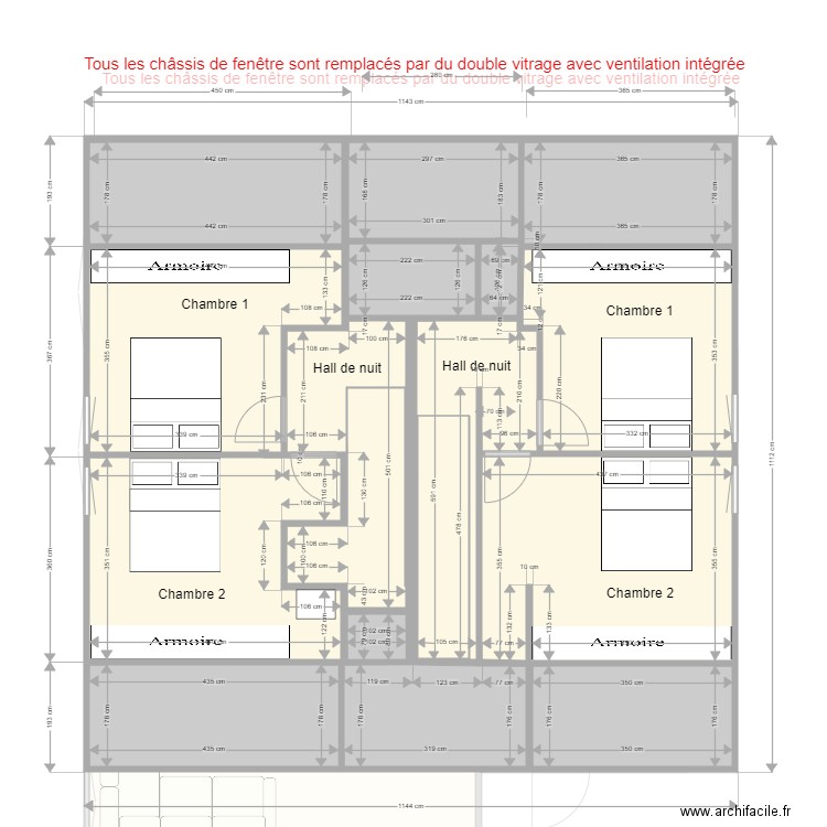 Schlögel 60. Plan de 25 pièces et 245 m2