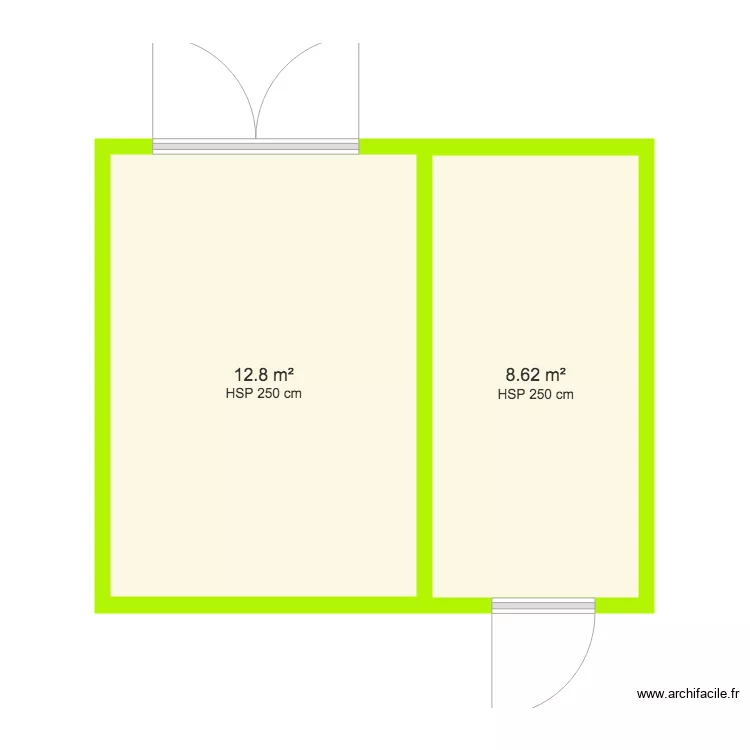 Atelier r&egrave;serve . Plan de 