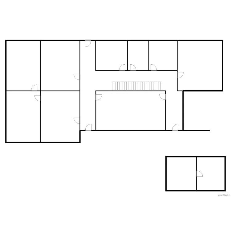 Chateau Belair Monange RdC. Plan de Chateau Belair Monange RdC. Plan de