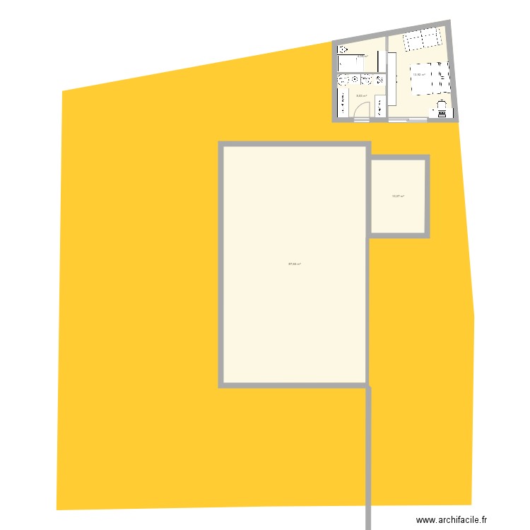 dumoulou studio V4. Plan de 0 pièce et 0 m2