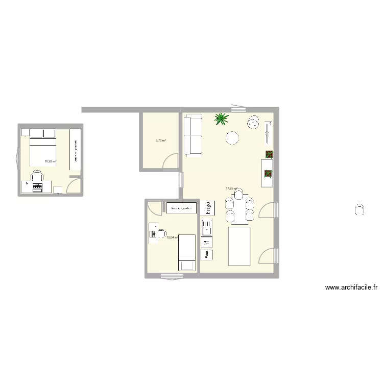 HENRI. Plan de 4 et 64 m² HENRI. Plan de 4 et 64 m²