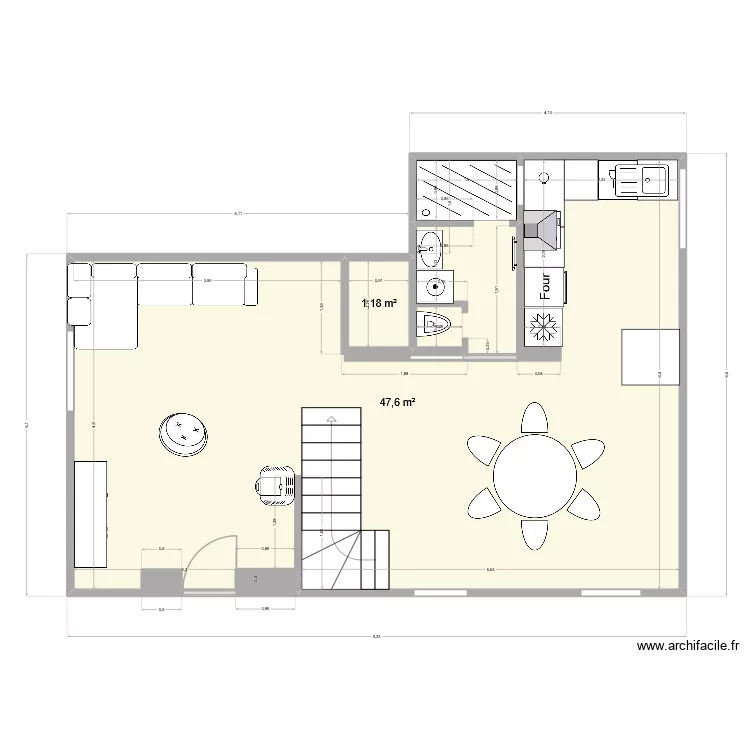 Isabelle_Mens antoine 2. Plan de 2  et 49 m²