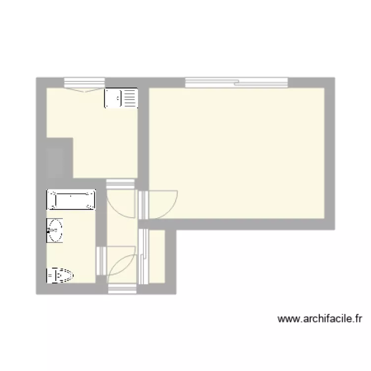 4 Villa Gaudelet. Plan de 