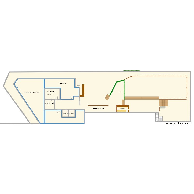 toit terrasse 2018 vierge sans tables dixit fabien. Plan de 0 pièce et 0 m2