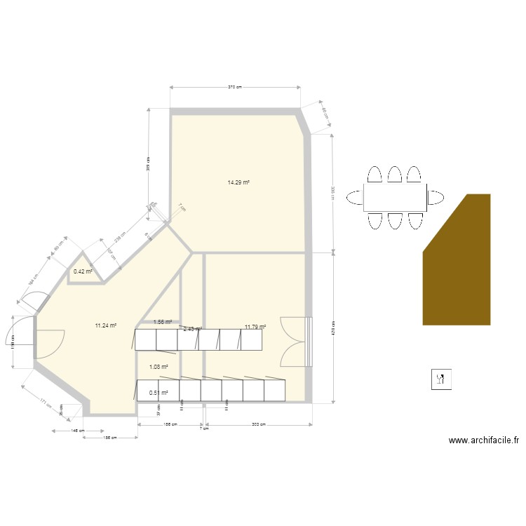 CHARVET salon. Plan de 0 pièce et 0 m2