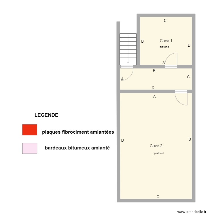 courard caves. Plan de 0 pièce et 0 m2
