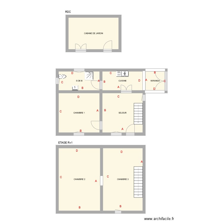 OWENS. Plan de 8 pièces et 100 m2