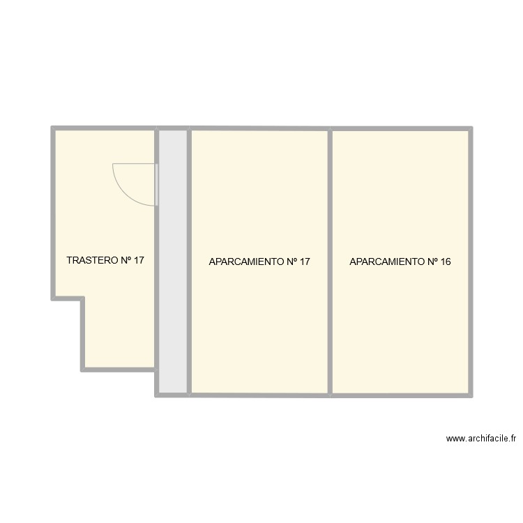 GARAJES Y TRASTERO CONSTITUCION 25. Plan de 4 pièces et 37 m2