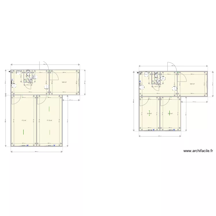 Bas Hameau . Plan de 