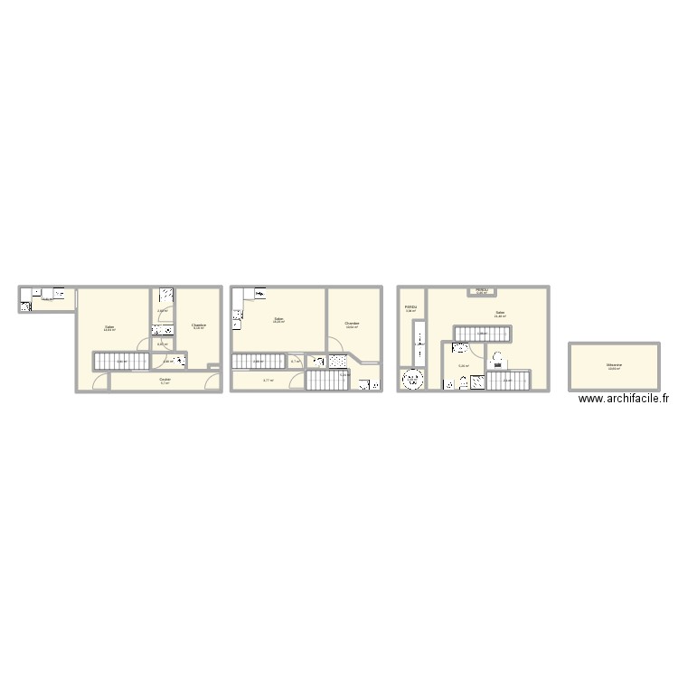 DOM. Plan de 0 pièce et 0 m2
