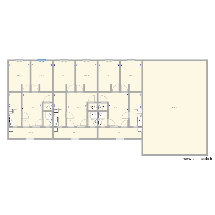 GAGNOA suite 2. Plan de 0 pièce et 0 m2