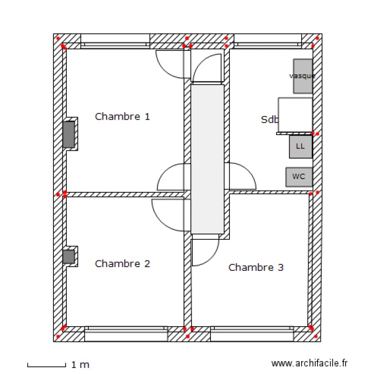 1er_Projet_v3. Plan de 0 pièce et 0 m2