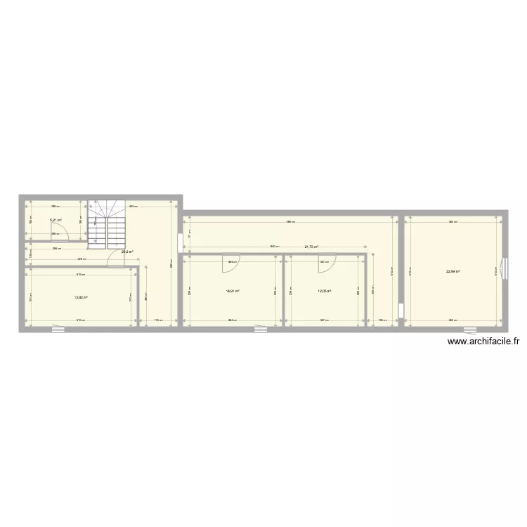 &eacute;tage BHDX. Plan de 