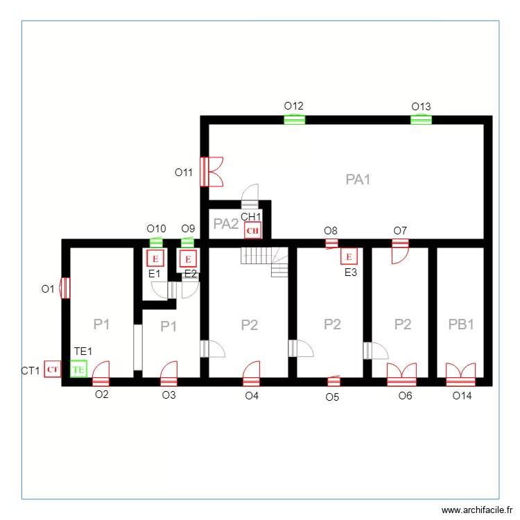 GR0005logement2. Plan de GR0005logement2. Plan de