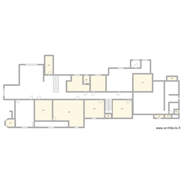 MANOIR. Plan de 0 pièce et 0 m2