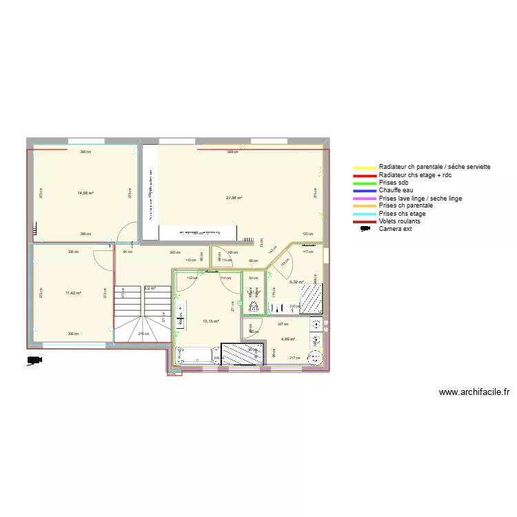 electricité etage. Plan de electricité etage. Plan de