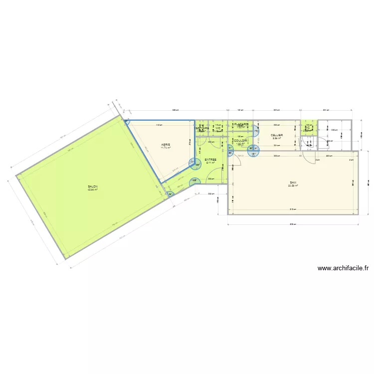 PLAN SELON PC PORTA. Plan de 