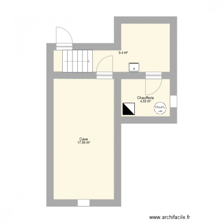 Moreau cs Sous sol. Plan de 0 pièce et 0 m2